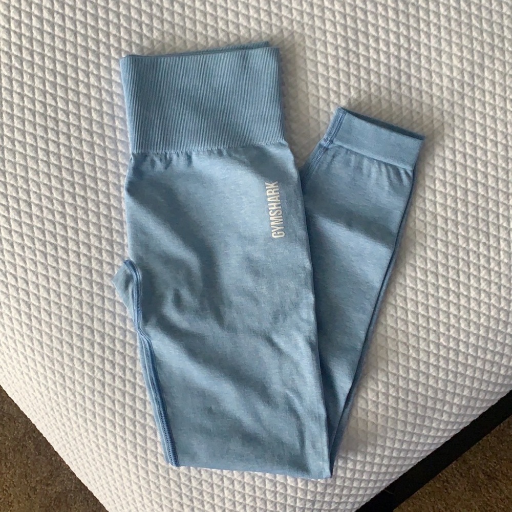 Gymshark Adapt Marl Leggings Light Blue